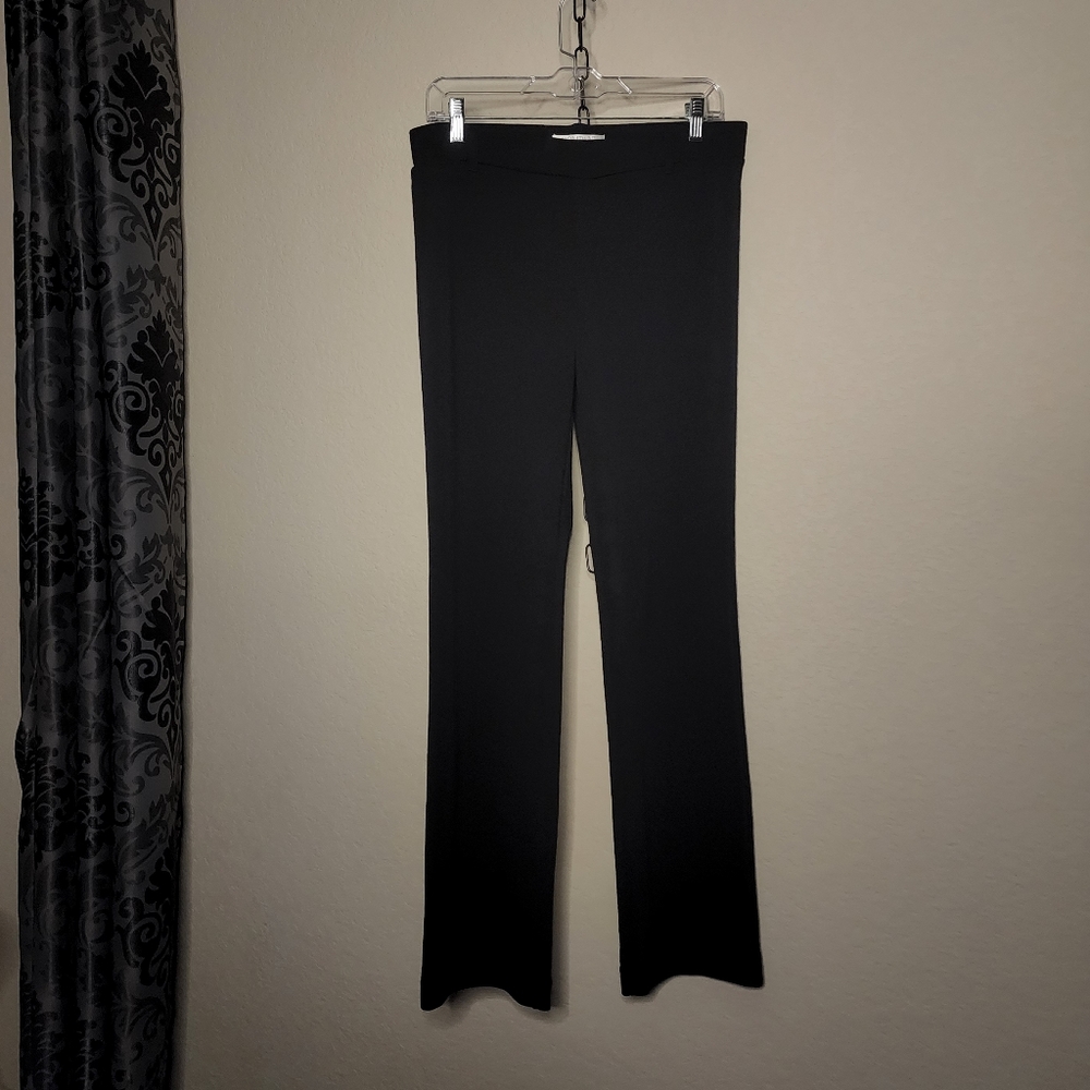 Women's Black Straight Leg Slacks, size Medium